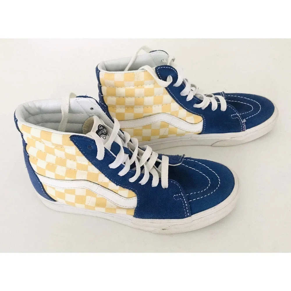Vans SK8-Hi BMX Men's Blue High Top Skateboard Lace Up Sneakers Size US 5.5